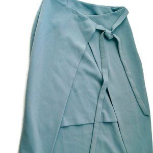 ASOS Light Blue Wrap Skirt